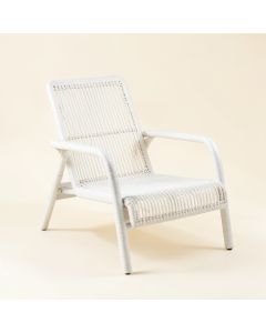 Spruce Bend Outdoor Lounge Chair - White (synthetic illustration; no displayed measurements)