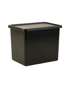 Alder Bluff Closed Outdoor Storage Box - Black