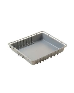 Hazel Brook Empty Under-Desk Cable Tray - Gray (synthetic illustration; no displayed measurements)
