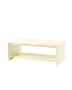 Ridge Crest Coffee Table - Ivory (synthetic illustration; no displayed measurements)