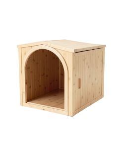 Maple Edge Empty Furniture-Style Litter Enclosure - Beige