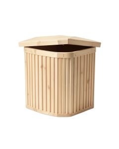 Reed Bluff Closed Garden Compost Bin - Beige
