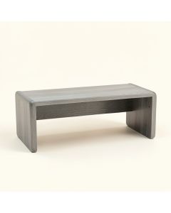 Field Branch Indoor Bench - Gray (synthetic illustration; no displayed measurements)