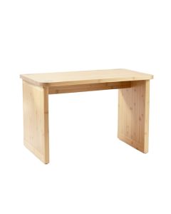 Pine Arc Writing Desk - Beige (synthetic illustration; no displayed measurements)