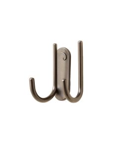 Wall Mounted Decorative Double Prong Robe Hook (synthetic illustration; no displayed measurements)