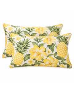 Nala Indoor/Outdoor Pineapple Lumbar Pillow