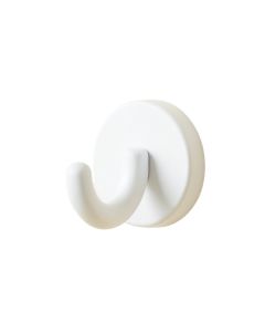 Brook Branch Wall-Mounted Robe Hook - White