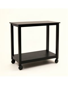 Rowan Brook Empty Rolling Workshop Cart - Black (synthetic illustration; no displayed measurements)