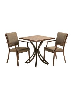 Tadwick Square 2 - Person 31.3 '' Long Bistro Set