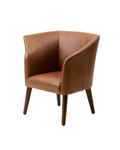 Deshandra Leather Dining Chair (synthetic illustration; no displayed measurements)
