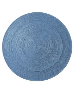 Cliff Bridge Round Area Rug - Blue (synthetic illustration; no displayed measurements)