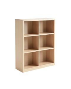 Brook Canyon Freestanding Bookcase - Beige