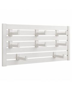 Olive Bridge Empty Wall-Mounted Tool Organizer Panel - White