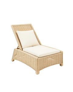 Hazel Bridge Outdoor Lounge Chair - Cream
