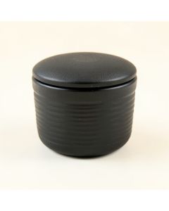Ash Brook Storage Canister With Lid - Black (synthetic illustration; no displayed measurements)