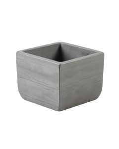 Moss Bridge Empty Raised Planter - Gray (synthetic illustration; no displayed measurements)