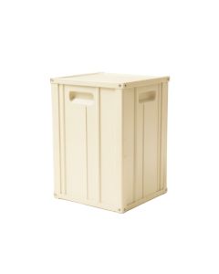 Hazel Crest Closed Outdoor Storage Box - Ivory