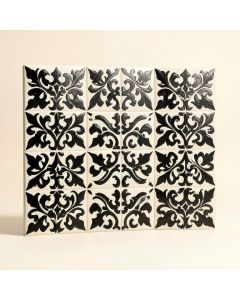 Misha 9 '' X 10 '' Porcelain Patterned Wall & Floor Tile (synthetic illustration; no displayed measurements)