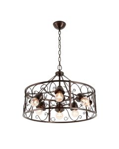 Allegro 8-Light Unique / Statement Drum Chandelier