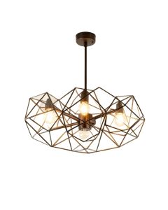 Iain 6-Light Unique / Statement Geometric Chandelier