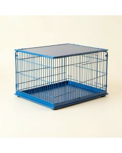 Aspen Canyon Empty Furniture-Style Pet Crate - Blue (synthetic illustration; no displayed measurements)