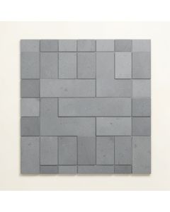 Skybridge Brick-Joint 2 '' X 4 '' Mosaic Tile In Gray (synthetic illustration; no displayed measurements)