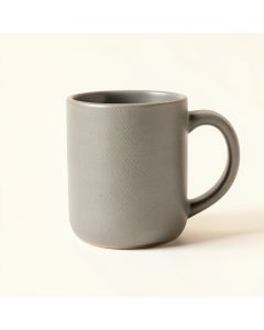 Linden Bend Ceramic Mug - Gray (synthetic illustration; no displayed measurements)