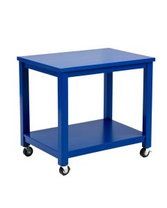Slate Bend Empty Rolling Workshop Cart - Blue