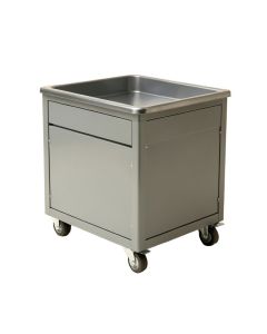 Laurel Crossing Empty Rolling Workshop Cart - Gray
