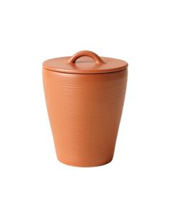 Vale Brook Storage Canister With Lid - Terracotta