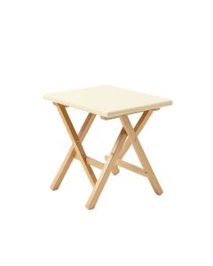 Briar Branch Compact Balcony Table - Cream (synthetic illustration; no displayed measurements)