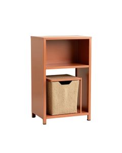 Bay Bluff Freestanding Pull-Out Hamper Cabinet - Terracotta (synthetic illustration; no displayed measurements)