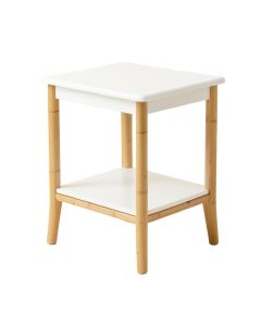Pine Branch Side Table - White