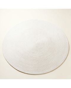 Field Brook Round Area Rug - White (synthetic illustration; no displayed measurements)