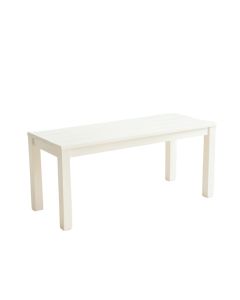 Wren Dell Indoor Bench - White