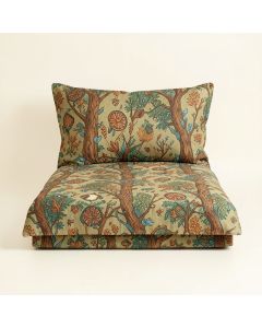 Woodland Friends Bohemian Pillowcase (synthetic illustration; no displayed measurements)