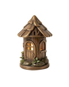 Gnome Fairy House Solar Powered Led Outdoor Garden Light