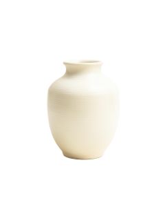 Juniper Crest Empty Decorative Vase - Cream (synthetic illustration; no displayed measurements)