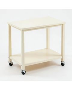 Spruce Crest Empty Rolling Workshop Cart - Cream (synthetic illustration; no displayed measurements)