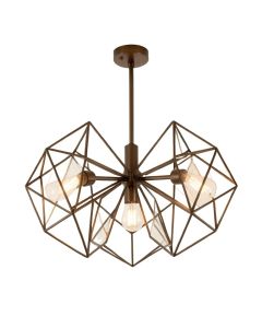 Jarious 6-Light Unique / Statement Geometric Chandelier