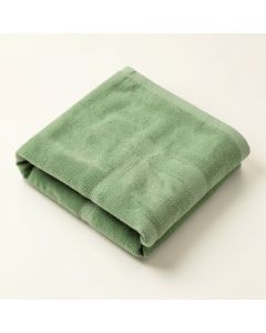 Moss Crest Bath Towel - Green (synthetic illustration; no displayed measurements)