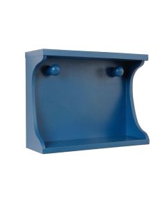 Aspen Bend Wall-Mounted Entryway Organizer Shelf - Blue (synthetic illustration; no displayed measurements)