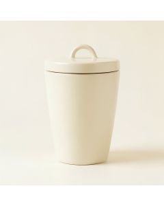 Laurel Bluff Storage Canister With Lid - Ivory (synthetic illustration; no displayed measurements)