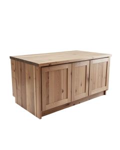 Haslingden 3 Piece Kitchen Island Set With Butcher Block