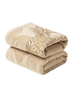 Batik Pineapple 100 % Cotton Hand Towel (synthetic illustration; no displayed measurements)