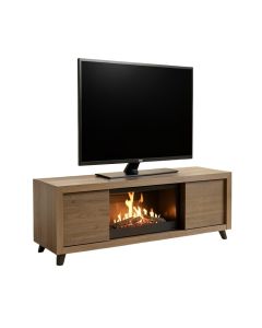 Tv Stand For Tvs Up To 60 '' With Electric Fireplace Included