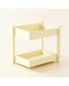 Linden Arc Empty Countertop Canister Rack - Ivory (synthetic illustration; no displayed measurements)