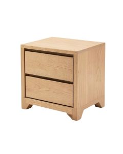 Odonoghue 2 - Drawer Solid Wood Nightstand In Light Brown (synthetic illustration; no displayed measurements)
