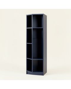 Bay Arc Narrow Cubby Tower (synthetic illustration; no displayed measurements)