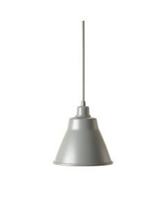 Hill Dale Pendant Light Suspended From One Plain Cable - Gray